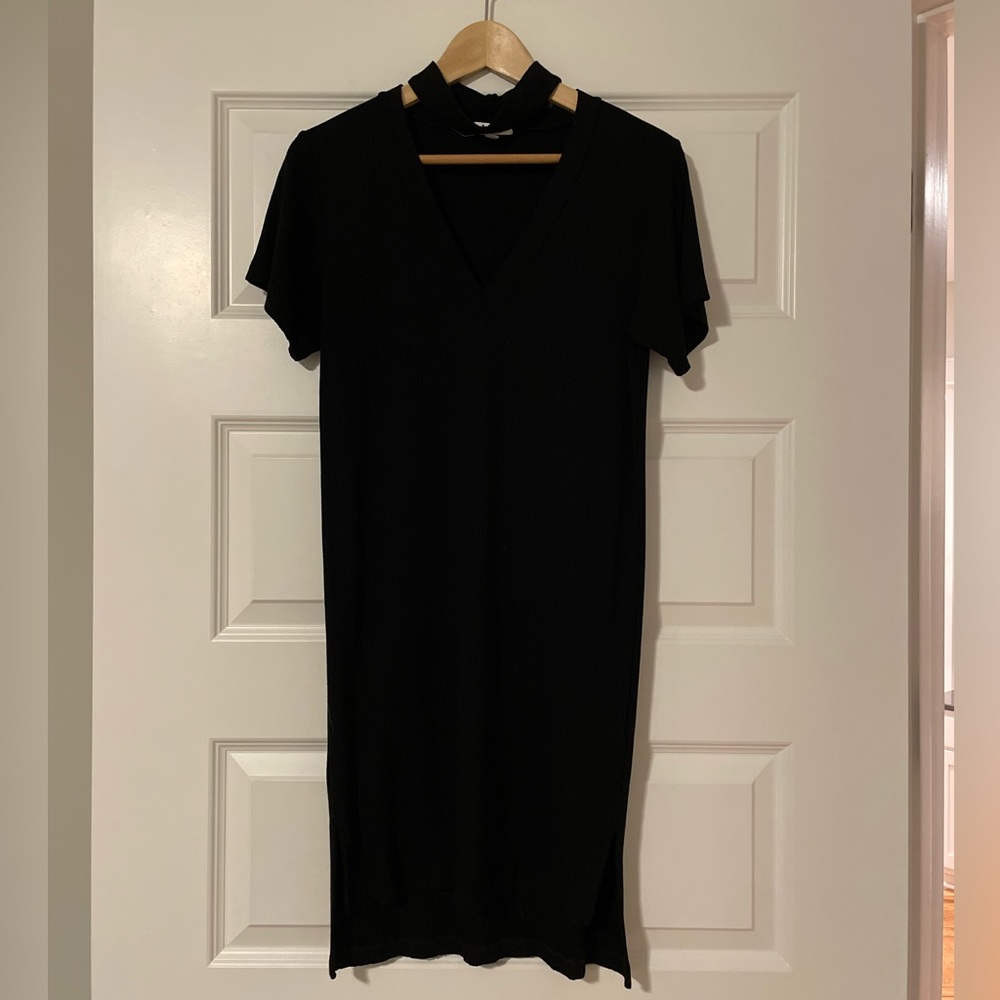 LNA Little Black V-Neck Dress